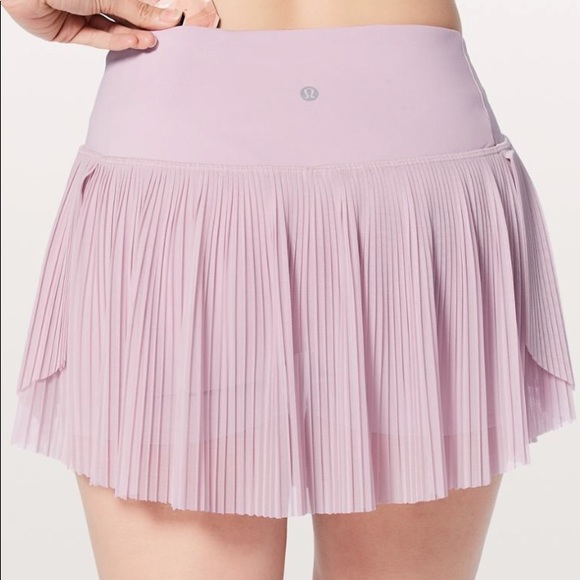 lululemon athletica Dresses & Skirts - NWT PORCELAIN LULULEMON JUST PLEAT IT SKIRT 10